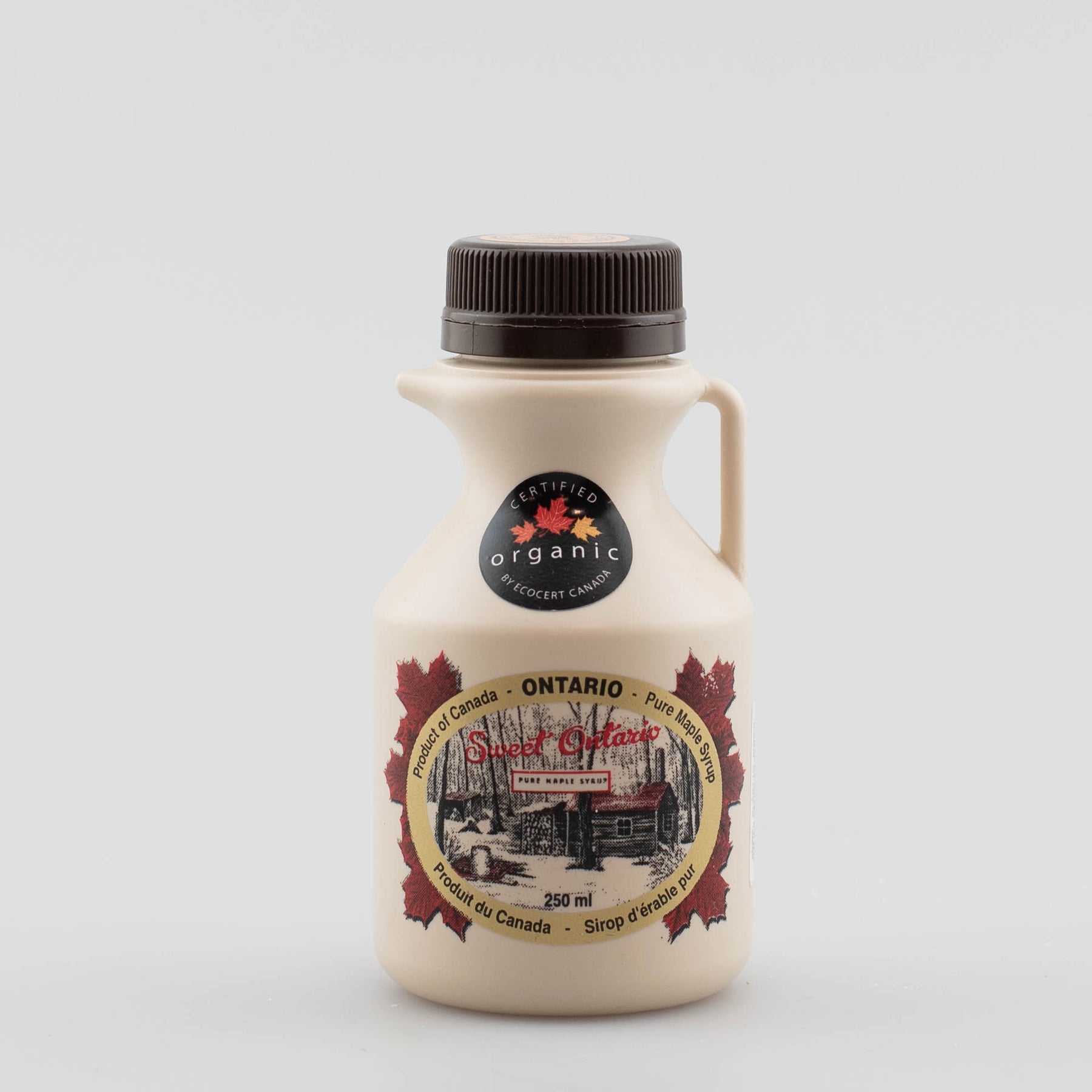 250ml Pure Organic Maple Syrup - plastic jug – Fulton's Sugar Bush and ...